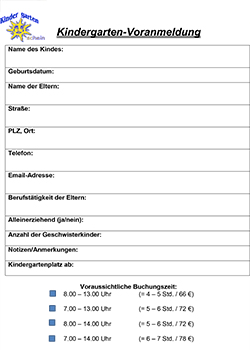 Anmeldung – Mittelneufnach
